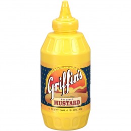 Moutarde Américaine GRIFFIN'S Yellow Mustard - 560 ml  53728 ÉPICERIE