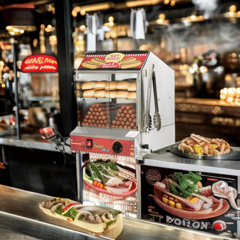 Cuiseur vapeur Hot Dogs professionnel "New York" (120 Hot Dogs)  11400 Cuiseurs vapeurs pour Hot Dogs