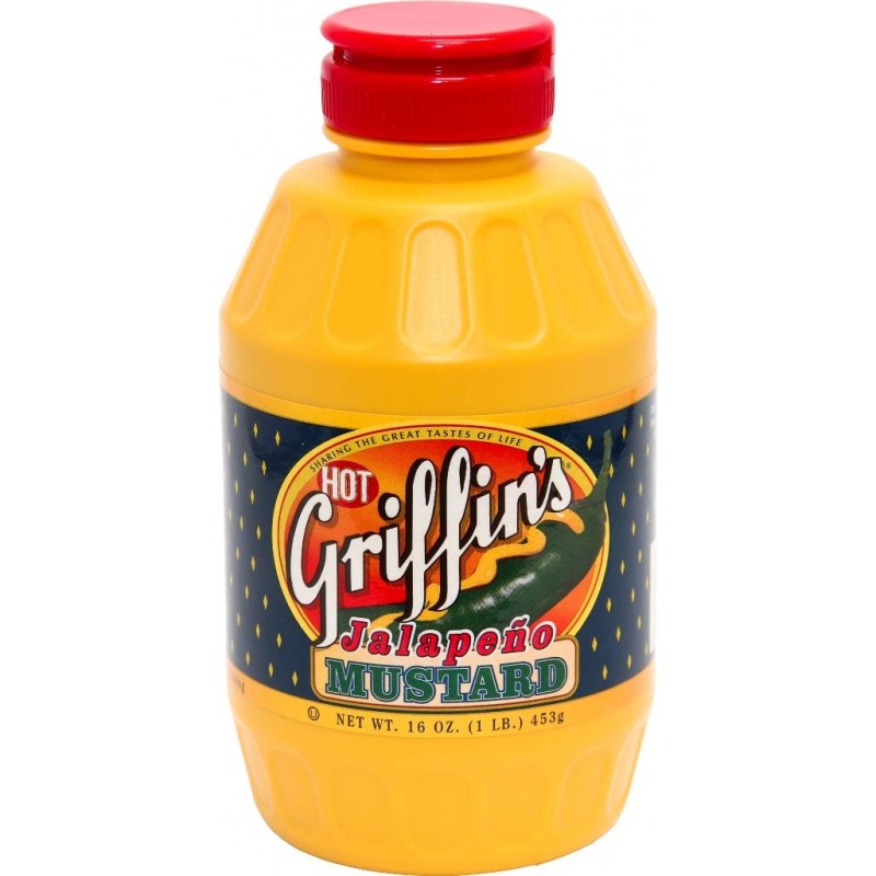 Moutarde americaine Griffin’s "Jalapeno Mustard" 430 ml  53729 Sauces Hot-Dog