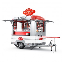 Remorque Street Food Hot Dogs "Chicago" - Pour les Pros  35000 CHARIOTS