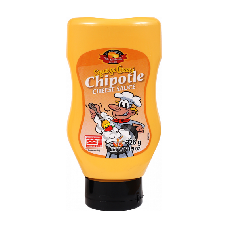 Sauce Cheddar "Squeeze Cheese" CHIPOTLE 326 g  53723 Sauces Hot-Dog