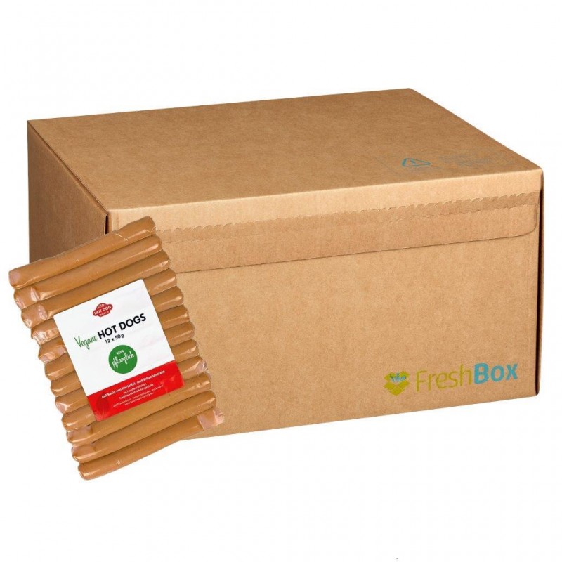 Pack Hot Dogs Véganes DUO 144 x 50g (saucisses et pains)  64244 Packs Hot Dogs