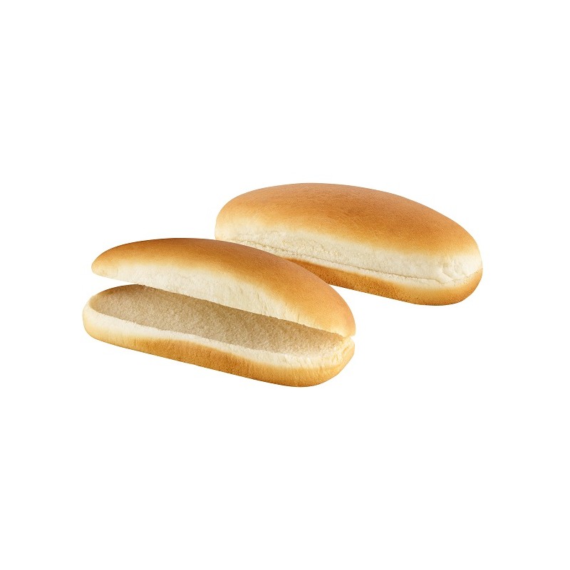 4 pains à Hot Dogs (Buns) grand format 20cm  52102 Pains Hot Dogs (Buns)
