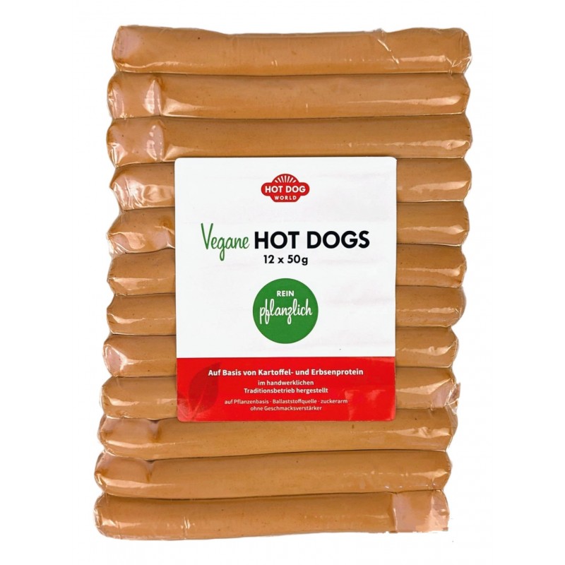 Pack découverte Hot Dog "Vegan Party" 36 x 50g  50478 Packs Hot Dogs
