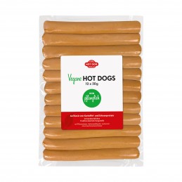 Hot Dogs Véganes 144 x 50g  51322 Saucisses Hot Dog