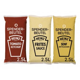 Distributeur de sauce renversé (moutarde ou Mayonnaise au choix) HEINZ 2,5 L  83114 Accueil