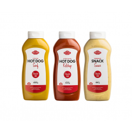 Pack de Sauces "Hot Dog World" 950ml  53672 Sauces Hot-Dog