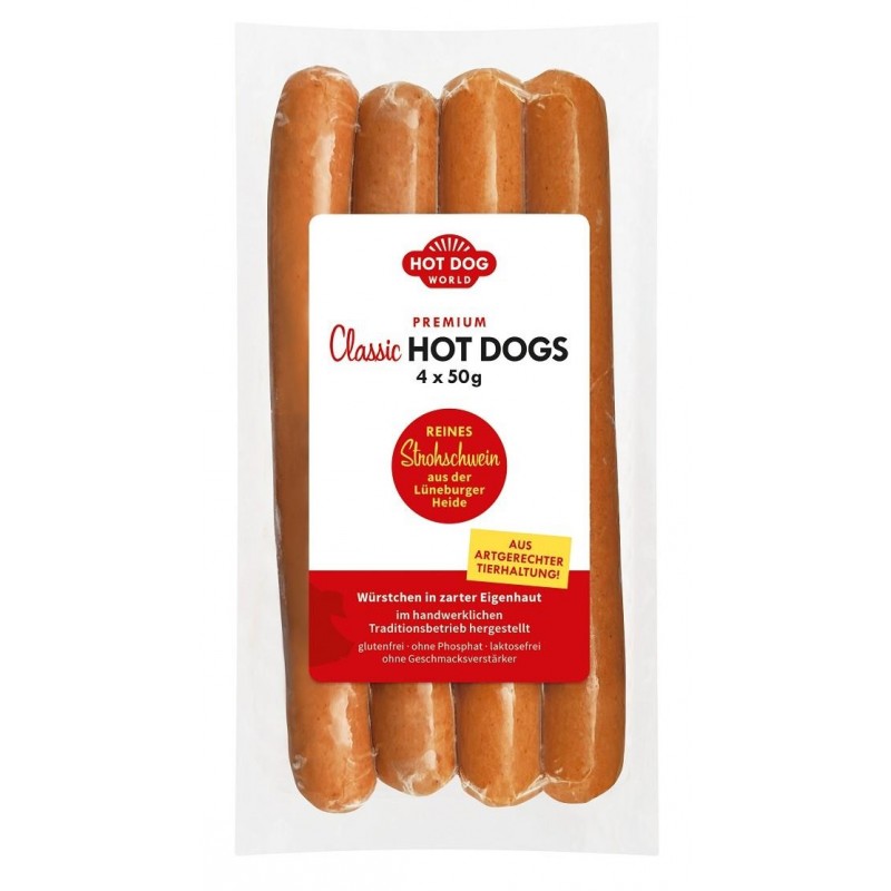 Pack Pro complet - 56 Saucisses et pains (pour tout tester)  50234 Packs Hot Dogs