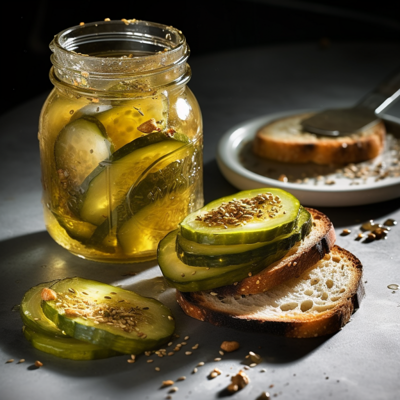 Concombres tranchées 530g  53219 Garniture pour Hot-Dog