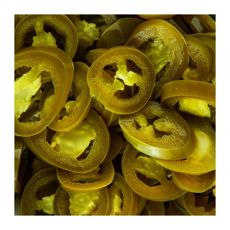 Jalapenos tranchés "DEL SOL" (grand format) 2,90 Kg  53233 Garniture pour Hot-Dog