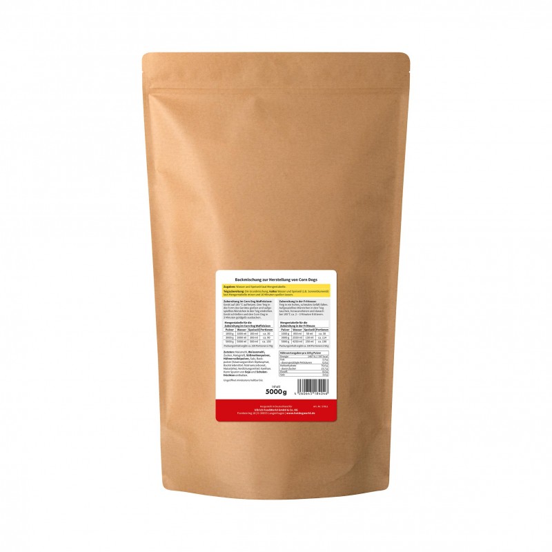 Mélange Corn Dog 5 Kg - 5000g (préparation clé en main)  57011 Corn Dogs