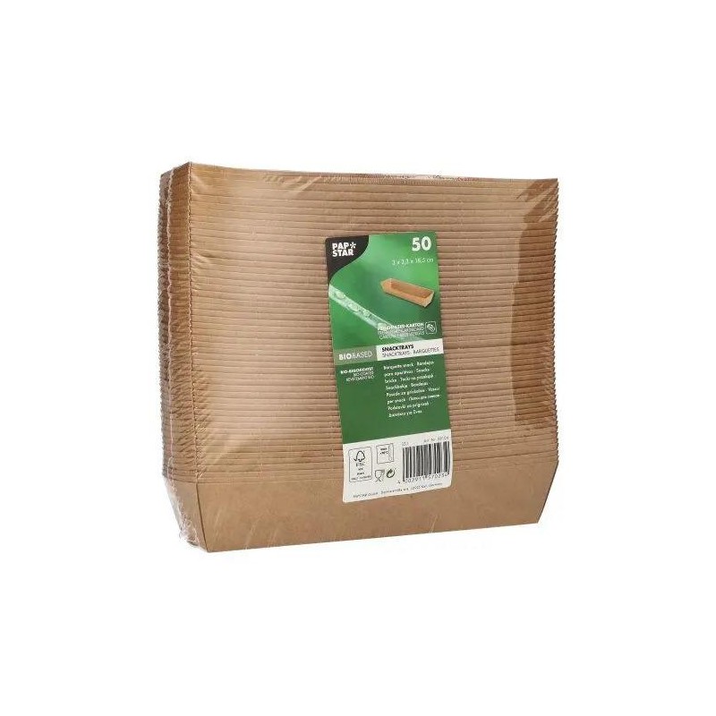 Plateau carton pour Corn Dogs 50 pièces, 5 x 20 cm  85140 Corn Dogs