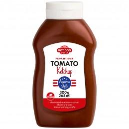 TOMATO Ketchup "Hot Dog World" 300g / 250ml  54141 Sauces Hot Dogs