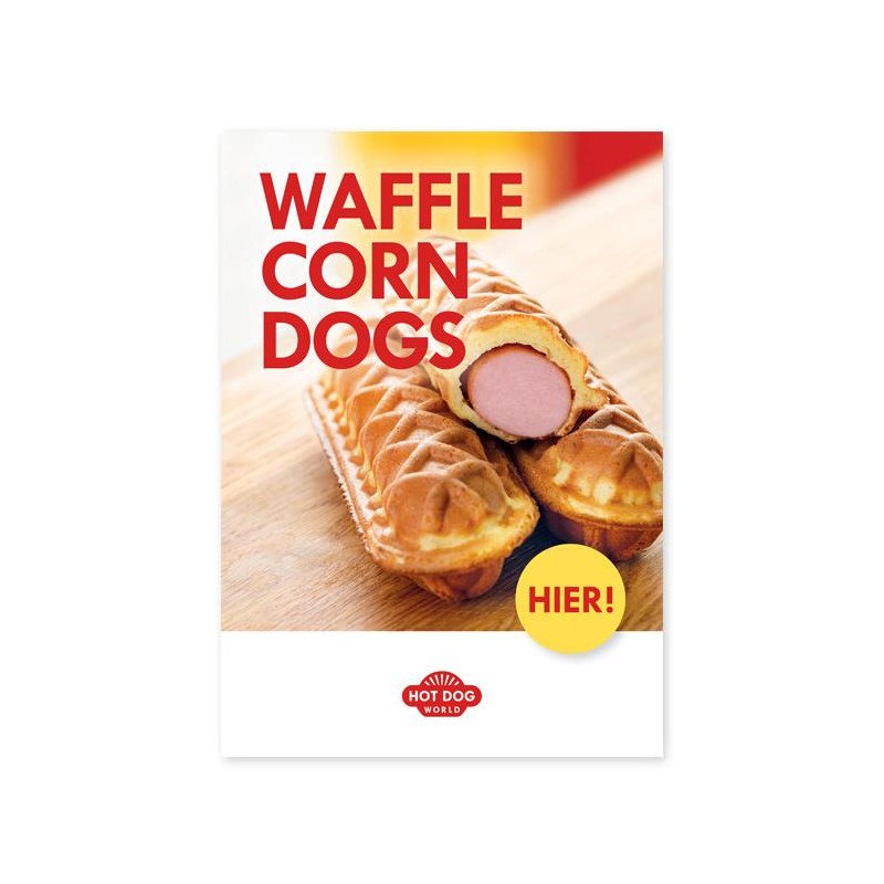 Gaufrier pour Corn Dogs (Promo) + 1 paquet 1kg offert  18100 Corn Dogs
