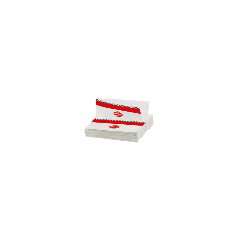 50 Emballages pour Hot Dogs (papier)  85111 Consommables