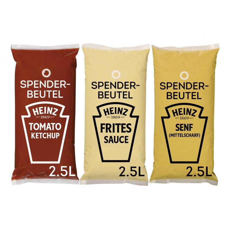 Heinz SOM Mix Pack en pochons 3 x 2,5 L  53399 Sauces