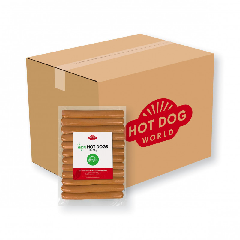 Hot Dogs véganes 144 x 50g