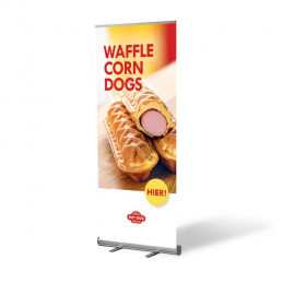 Roll Up "Waffle Corn Dog" - Support publicitaire | Hot Dog World