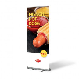 Roll Up "French Hot Dogs" - Support publicitaire | Hot Dog World