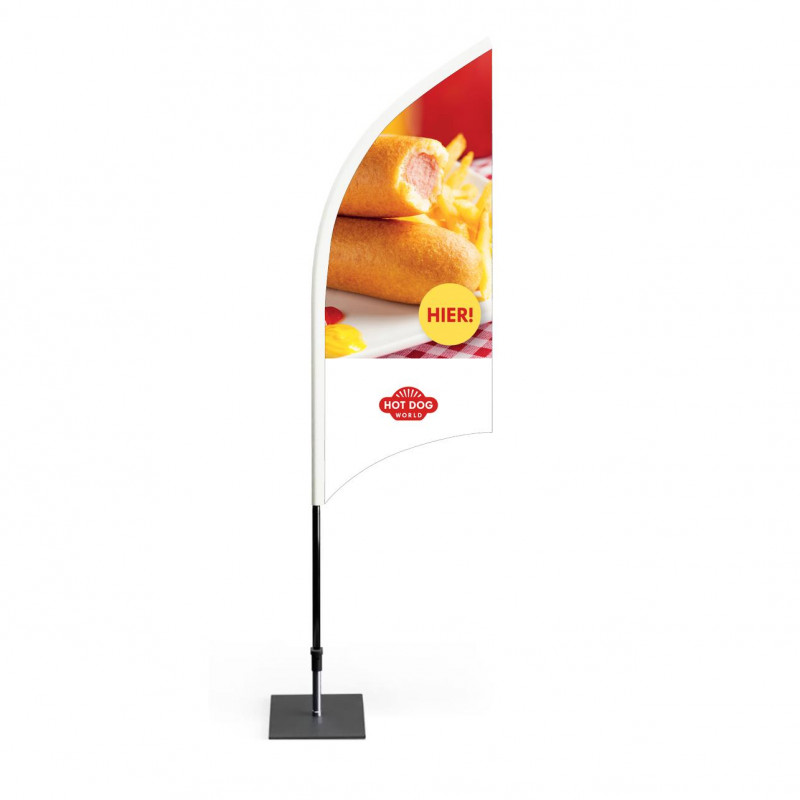 Beachflag "Corn Dogs" 2,55 m | Hot Dog World