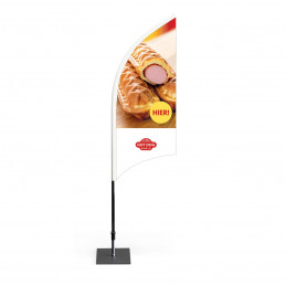 Beachflag "Waffle Corn Dogs" 2,55 m | Hot Dog World