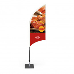 Beachflag "Currywurst" 2,55 m | Hot Dog World