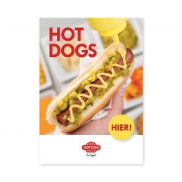 Poster Hot Dogs DIN A1 - PLV Point de Vente | HOT DOG WORLD