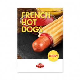 Poster French Hot Dogs DIN A1 - PLV | HOT DOG WORLD