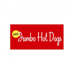 Autocollant Jumbo Hot Dogs - Sticker PLV | HOT DOG WORLD