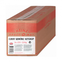 Ketchup au curry Heinz 3x2,5L | HOT DOG WORLD