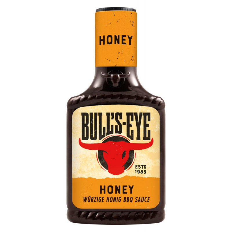 Sauce BBQ Bull's Eye Honey 300 ml | HOT DOG WORLD