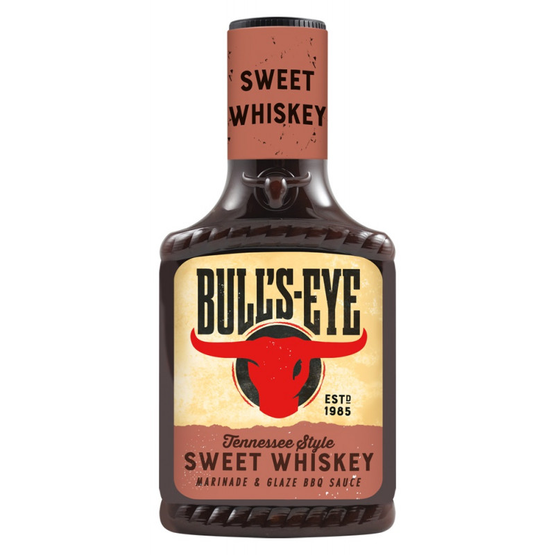 Sauce BBQ Bull's Eye Sweet Whisky 300 ml | HOT DOG WORLD