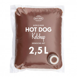 Ketchup danois Hot Dog 3x2,5L | HOT DOG WORLD