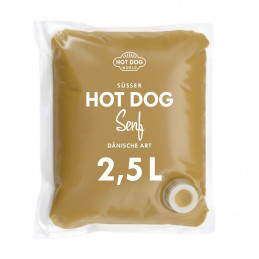 Moutarde douce Hot Dog 3x2,5L | HOT DOG WORLD