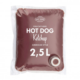 Ketchup American Hot Dog 3x2,5L | HOT DOG WORLD