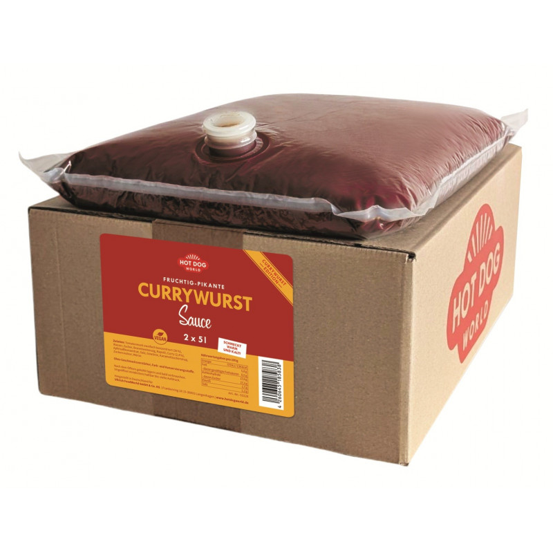 Sauce Currywurst 2 x 5 L | HOT DOG WORLD