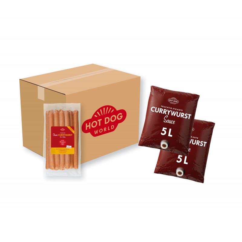 Coffret Currywurst & Sauce - Set de 60 | HOT DOG WORLD