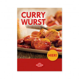 Poster Currywurst DIN A1 | HOT DOG WORLD