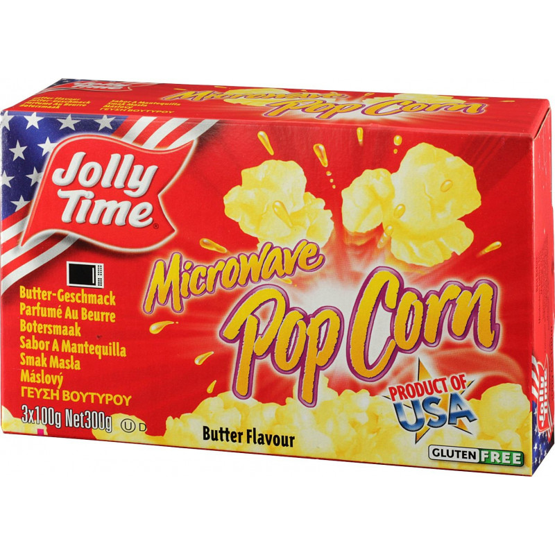 Popcorn Jolly Time Beurre 300 g | HOT DOG WORLD