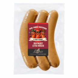 Saucisse griller Trois Costauds extra relev&eacute;e | HOT DOG WORLD