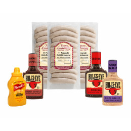 Pack grillades 11 Amis 33 pieces sauces BBQ | HOT DOG WORLD