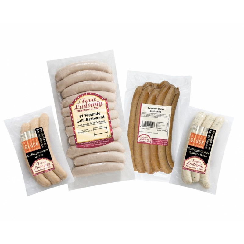 Quatuor saucisses a griller 29 pieces | HOT DOG WORLD