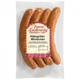 Saucisse au fromage fumee 4x50g | HOT DOG WORLD