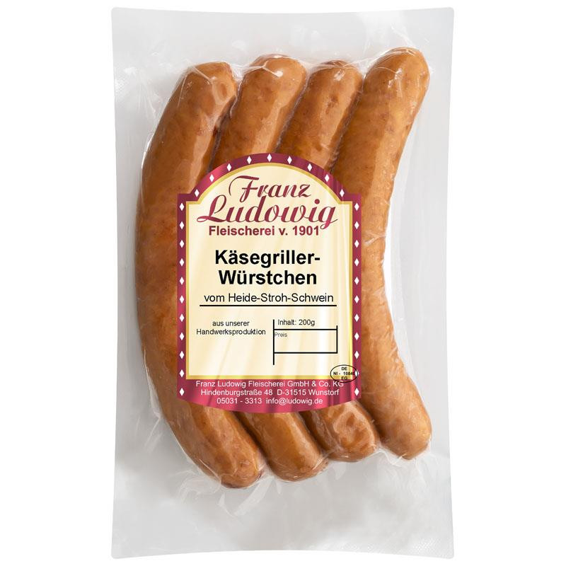 Saucisse au fromage fumee 4x50g | HOT DOG WORLD