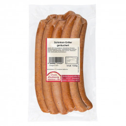 Saucisse jambon Heidestrohschwein 10x100g | HOT DOG WORLD