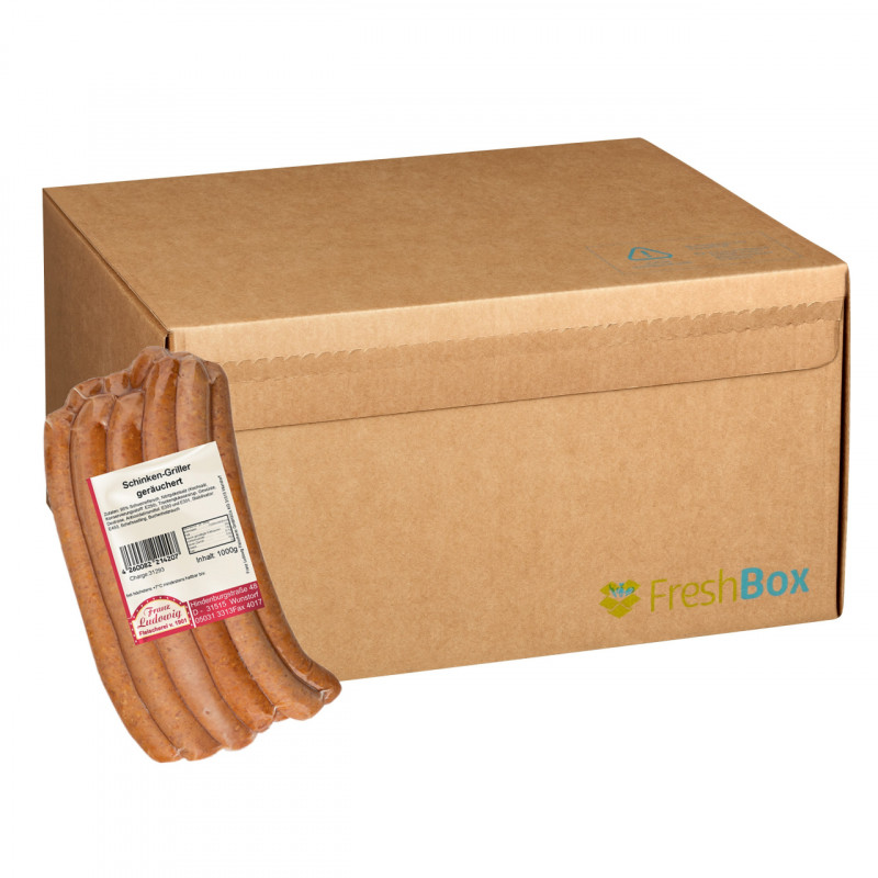 Saucisse jambon Heidestrohschwein 80x100g | HOT DOG WORLD