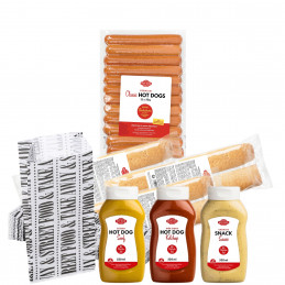 Pack Hot Dog Party French Style – 12 à 144 | HOT DOG WORLD