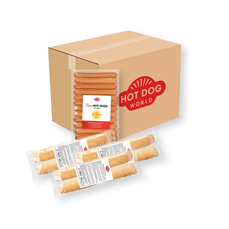 Set complet French Hot Dog &ndash; 144 hot dogs | HOT DOG WORLD