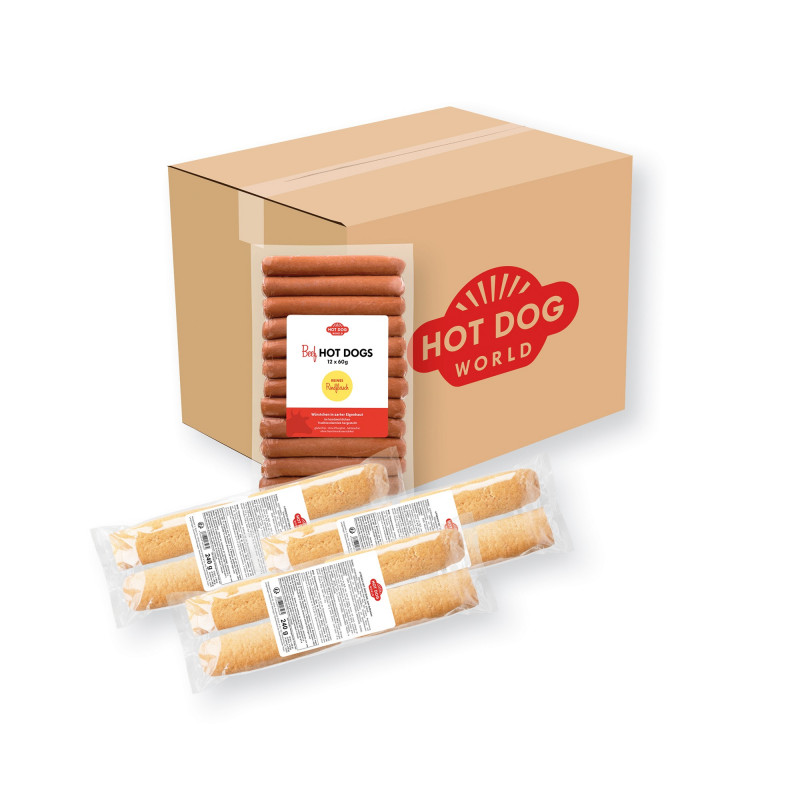 Set complet French Hot Dog &ndash; 144 hot dogs | HOT DOG WORLD