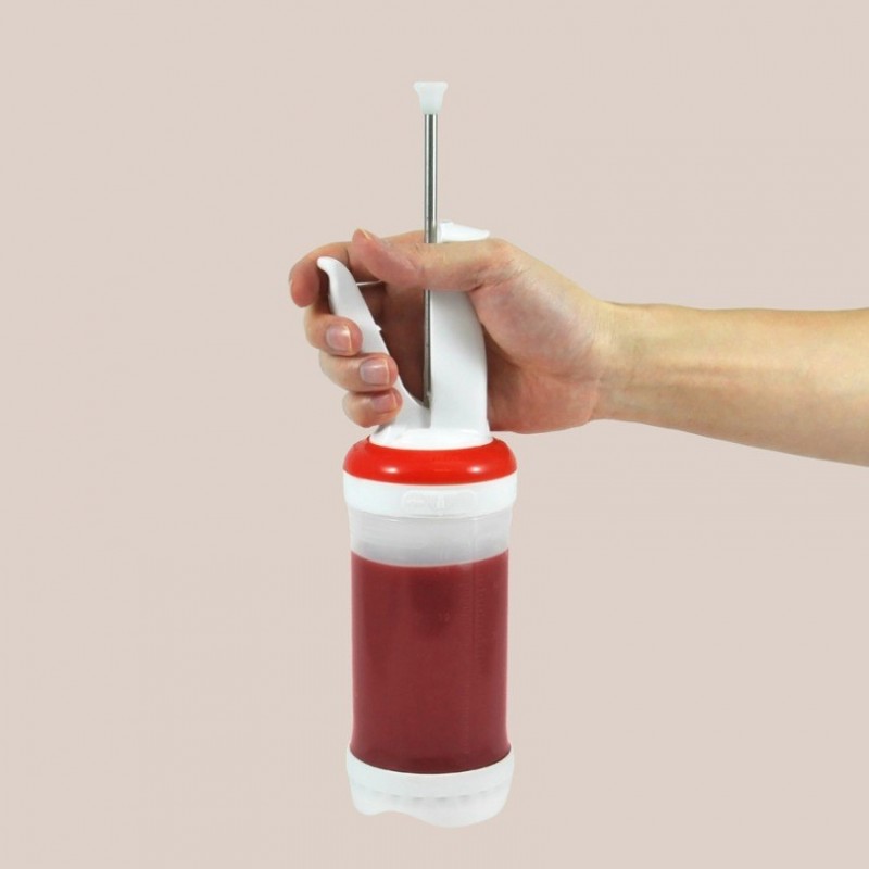 3 distributeurs de sauce à presser 473ml (1 trou)  FFO-051 Accueil